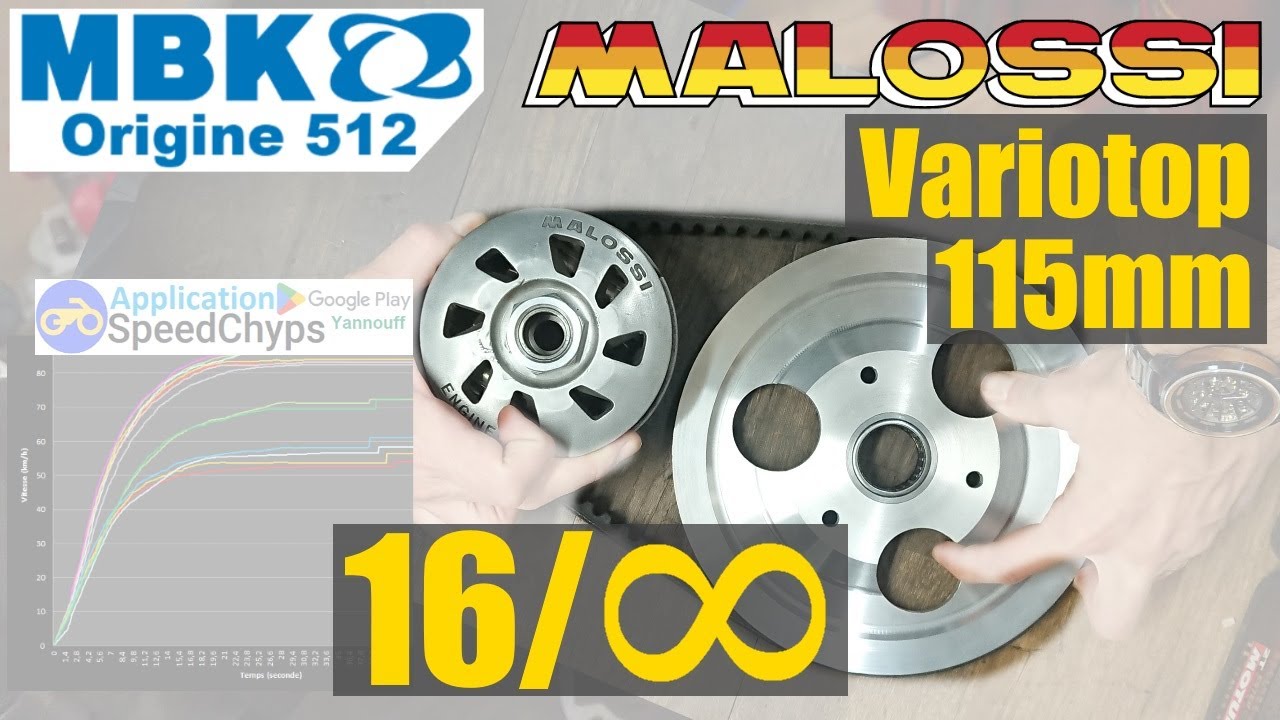 MBK 51 Prépa 512 Variotop 115 mm Malossi