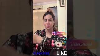 #Arshi khan ar Bigo live video