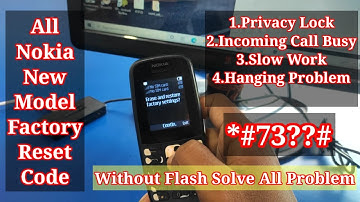 Nokia 105 (TA-1174)Factory Hard Reset By Code || All Nokia Factory Reset Code (2019-2021)