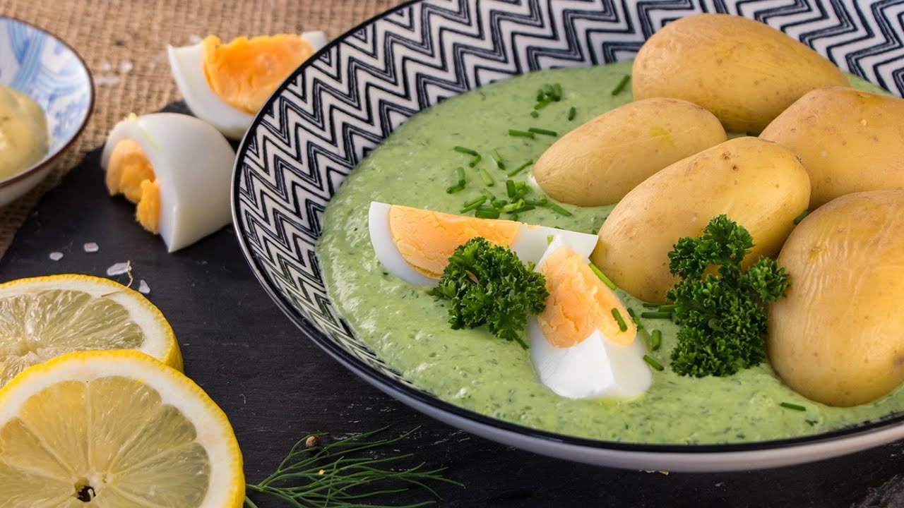 Kartoffeln Mit Gruner Sosse