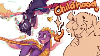 Drawing my favorite games as a kid