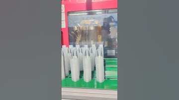 Kowey robot for sauce cups take and put automation #injection #roboticarm #plastic