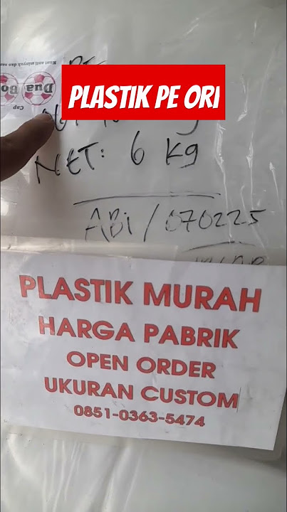 plastik murah harga pabrik open order ukuran bisa custem 085103635474 https://jualplastik.id/