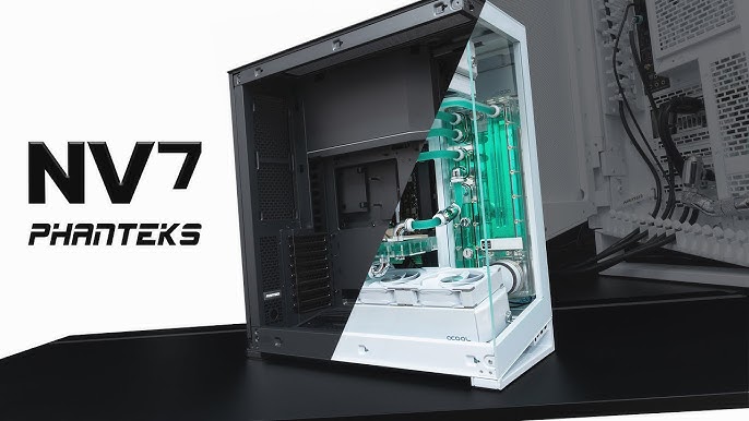 Phanteks NV7, Showcase Full-Tower Chassis, High Airflow Performance,  Integrated D/A-RGB Lighting, Seamless Tempered Glass Design, 12 Fan  Positions, Matte White 