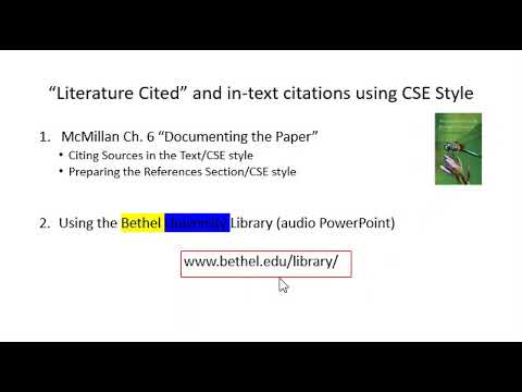cse style in text citation