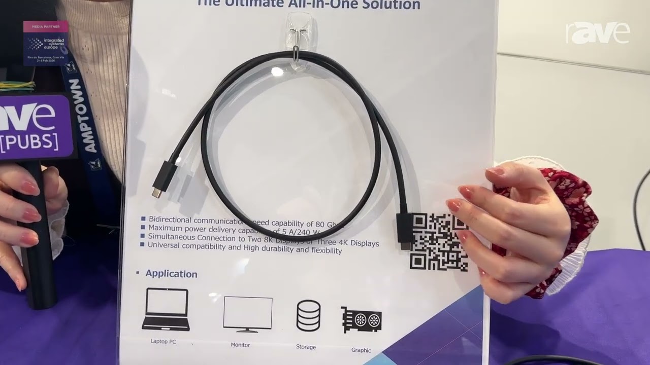 ISE 2026: Sumitomo Electric Industries Showcases Thunderbolt Cable