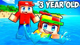Baby Johnny Swims Alone For the First Time!