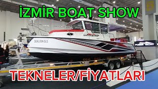 İZMİR BOAT SHOW FUARINDA BALIK AVI İÇİN TEKNE BAKTIM. FİYATLAR DOLAR DEMİŞİM EURO OLACAK.