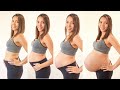 【Twins Pregnancy Transformation】双子妊娠から出産、産後のお腹の変化♡妊娠12週〜35週｜アメリカ生活｜双子出産｜国際結婚