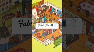 I opened a fabric store using stickers#diy #tocaboca #stickers #miniature #cute #trending #fun #asmr