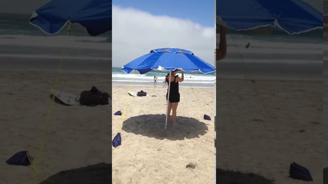 Beach Umbrella Sand Bags YouTube