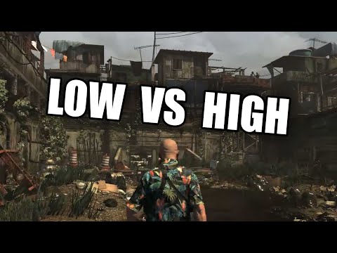 Max Payne 3 - LOW vs HIGH Graphics Settings Test