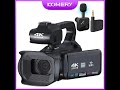 Komery youtube camcorder 4k ultra camera camcorders 64mp streaming camera