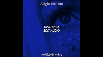 Thumbnail of disturbia - audio edit (rihanna)