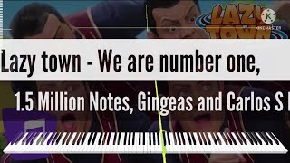 [Black Midi] Lazy town - We are number one, 1.5 Million Notes, Gingeas and Carlos S M.