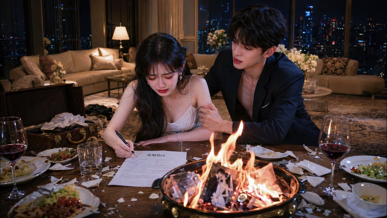 He Harshly Asked for Divorce,she signs and leaves,then he regrets deeply