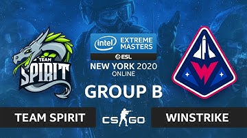 CS:GO - Team Spirit vs. Winstrike [Dust2] Map 1 - IEM New York 2020 - Group B - CIS