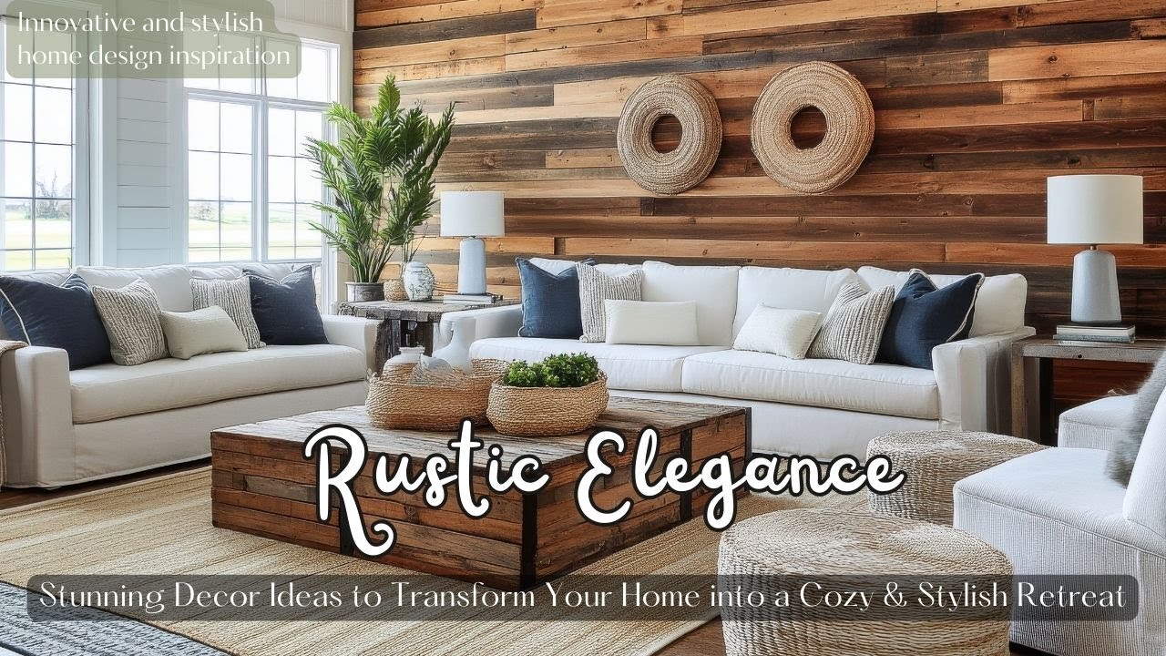 Rustic Elegance: Stunning Decor Ideas to Transform Your Home into a ...