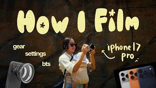 how i film vlogs on my iphone *gear &amp; settings*
