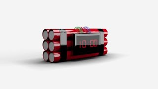 10 Second Dynamite Countdown Timer - Clock Bomb