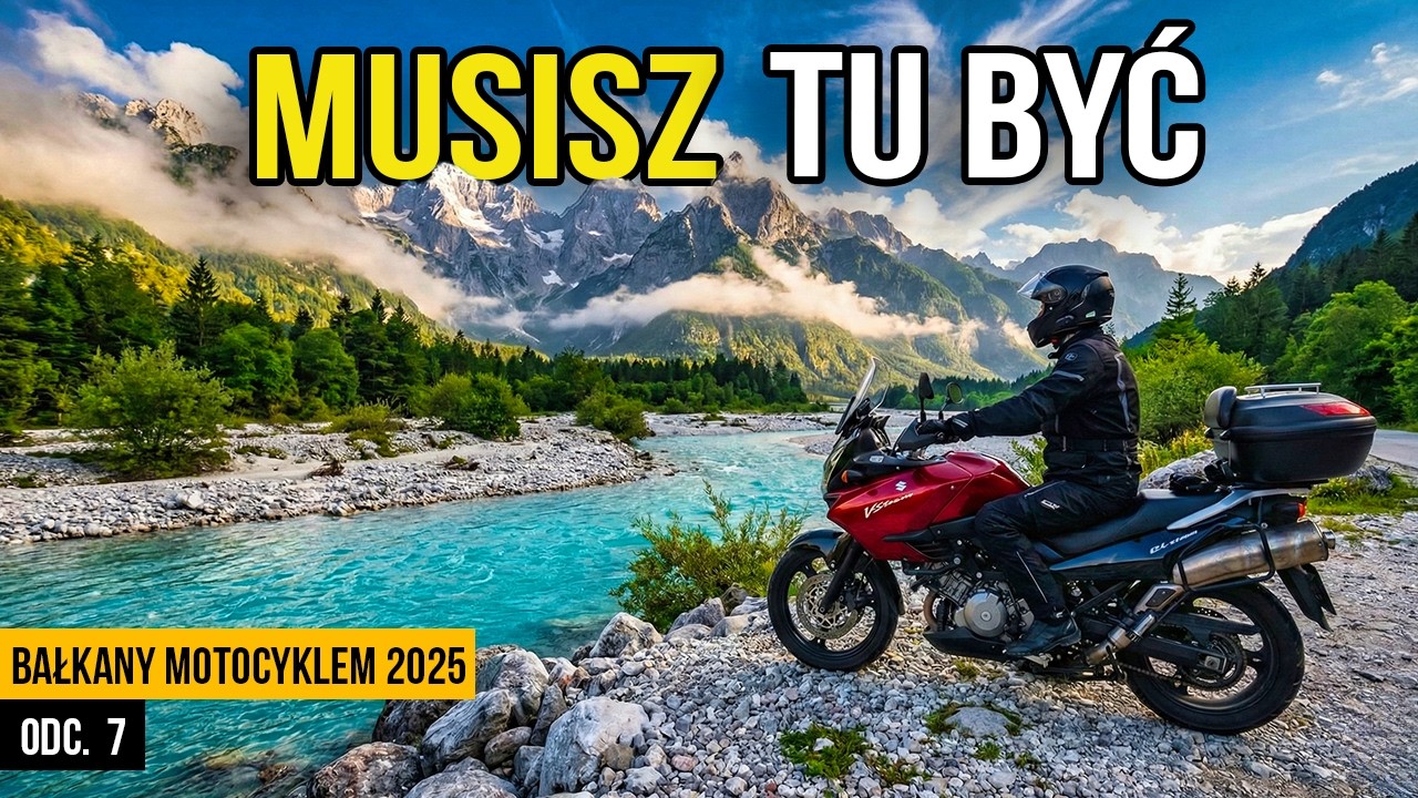 Uciekłem z plaży w CHMURY. Najlepsza droga motocyklowa w tej części Europy!