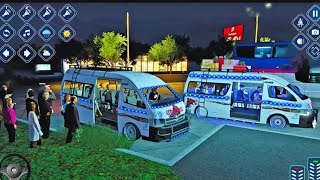 Mini bus  drivea   Dubai   Simulator 3d   Gama.   Cargo . Van Simulator    Gama  city  van driving screenshot 1