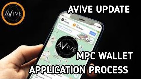 AVIVE App Update || How To Apply For MPC Wallet on AVIVE App