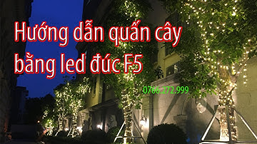 Hướng dẫn quấn cây bằng led đúc F5