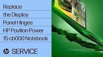 Replace the Display Panel Hinges | HP Pavilion Power 15-cb000 Notebook | HP Support