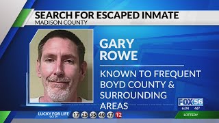 Police searching for escaped inmate in Madison County