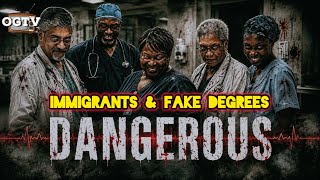 IMMIGRANTS, FAKE DEGREES, & A DANGEROUS HEALTHCARE SCANDAL IMMIGRANTS, FAKE DEGREES, & A DANGEROUS HEALTHCARE SCANDAL