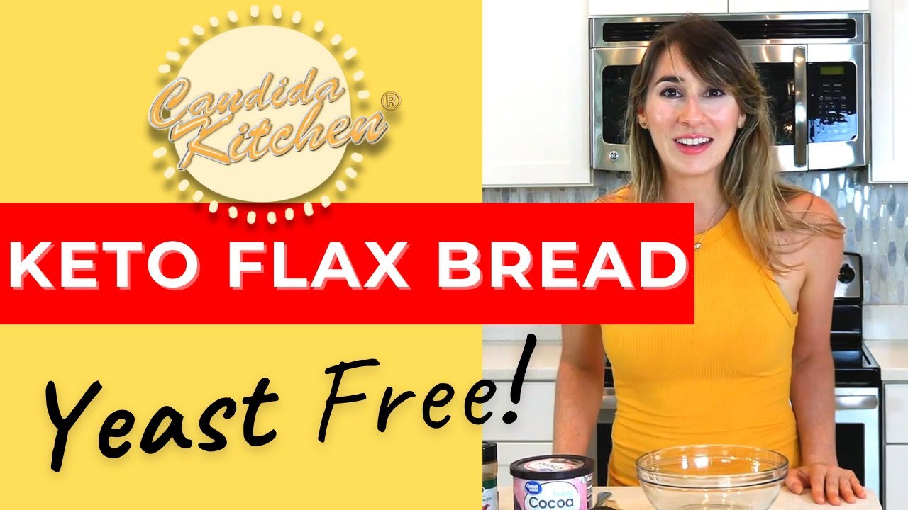 Yeast Free Bread safe for Candida and Keto diets, High Fiber, Low Carb