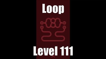 Loop Level Stage Niveau Nivel Yровень 111. Solution