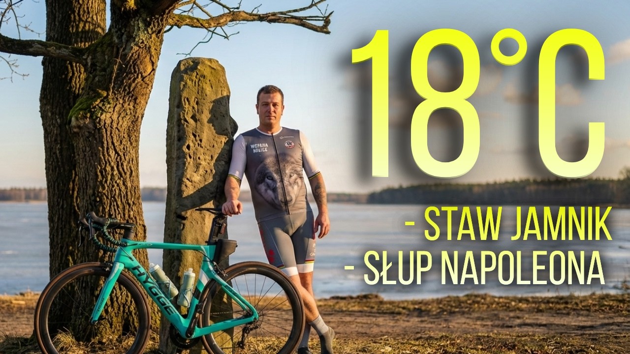 Rowerem przez Dolny Śląsk: Staw Jamnik i Słup Napoleona