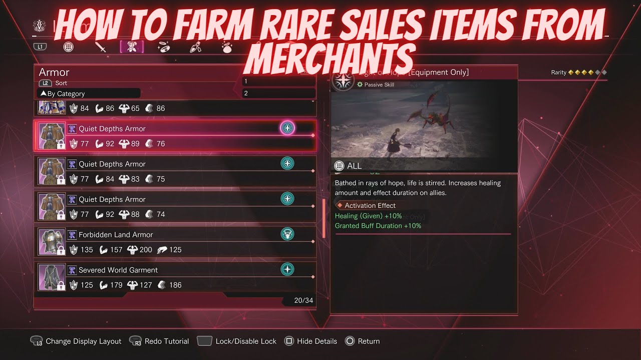 Sword Art Online Last Recollection How To Farm Rare Sales Items