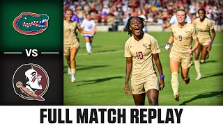 Florida vs. Florida State Full Match Replay | 2023 ACC Women's Soccer