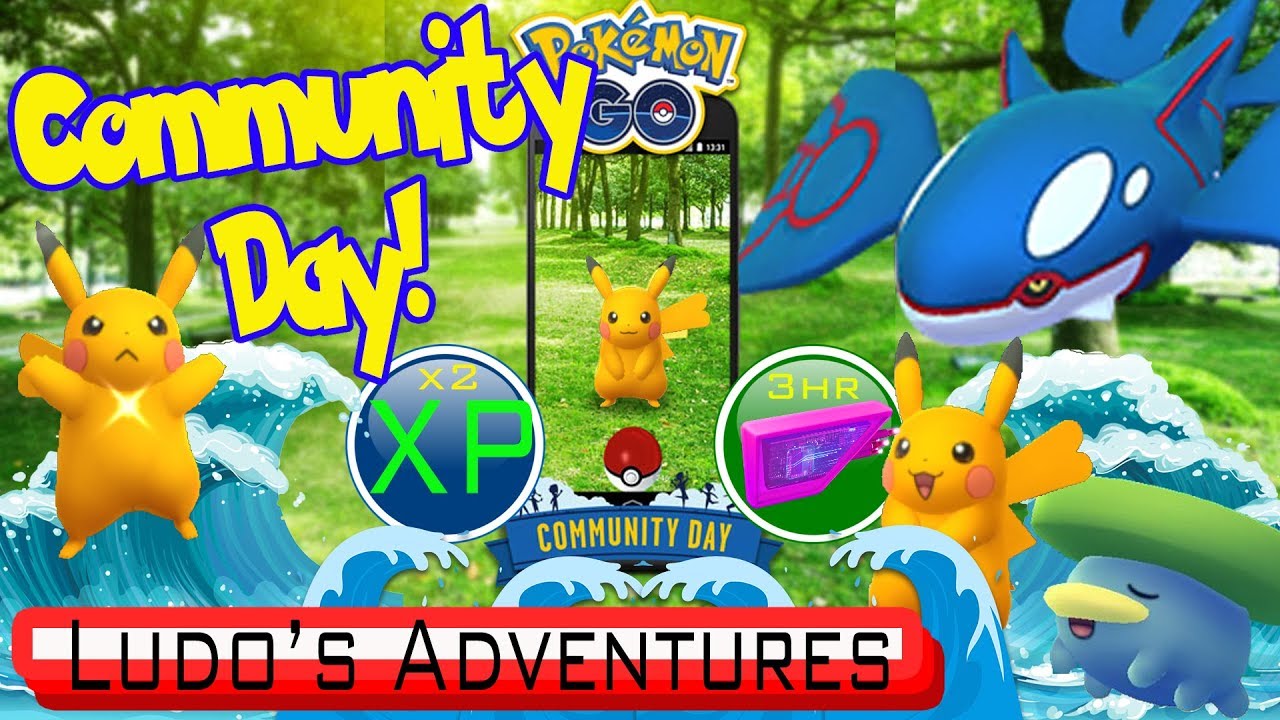 POKEMON GO COMMUNITY DAY SHINY HUNT - DOUBLE XP AND 3 HR LURES