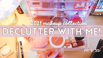 MAKEUP COLLECTION DECLUTTER ✨ | Sincerely, Sarah C.