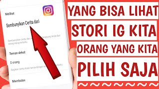 how to make an ig story only be seen by 1 person