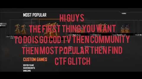 How to get out the map on Standoff CTF Glitch BO2