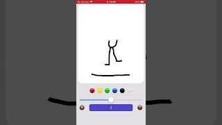 Draw a simplest cartoon - Jumping Pictures app