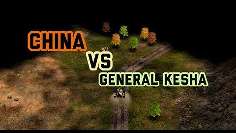 C&C Generals Zero Hour (china V VS general Kesha)