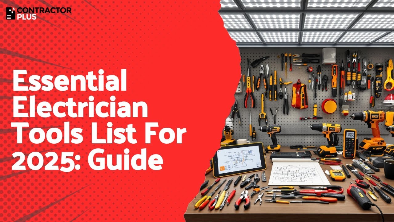 Essential Electrician Tools List For 2025: Guide, image size:1280x720