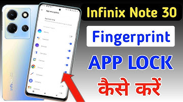 Infinix note 30 fingerprint app lock/Infinix note 30 me app lock kaise kare/vivo apps lock setting