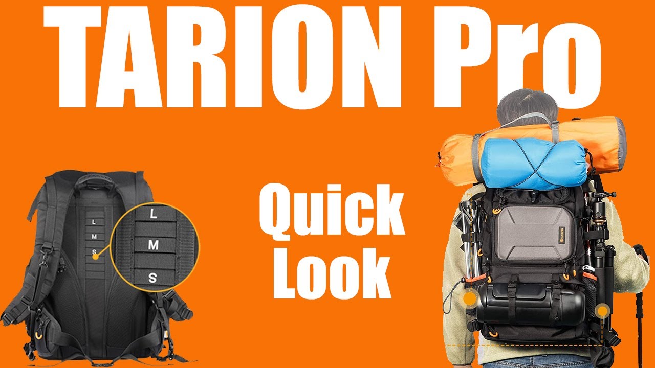 TARION Pro Camera Backpack Review YouTube