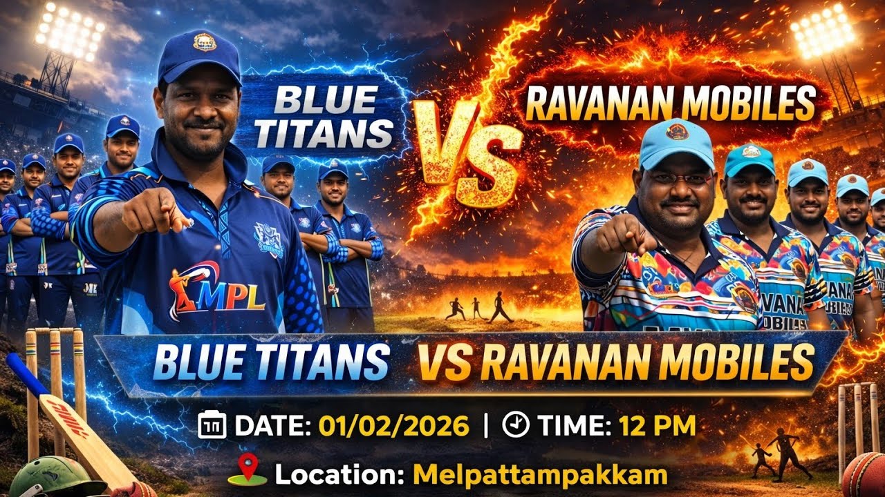 BLUE TITANS VS RAVANAN MOBILES #cricket #batting