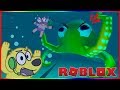 ATTACK of the OCTOPUS! Roblox ESCAPE THE AQUARIUM Obby