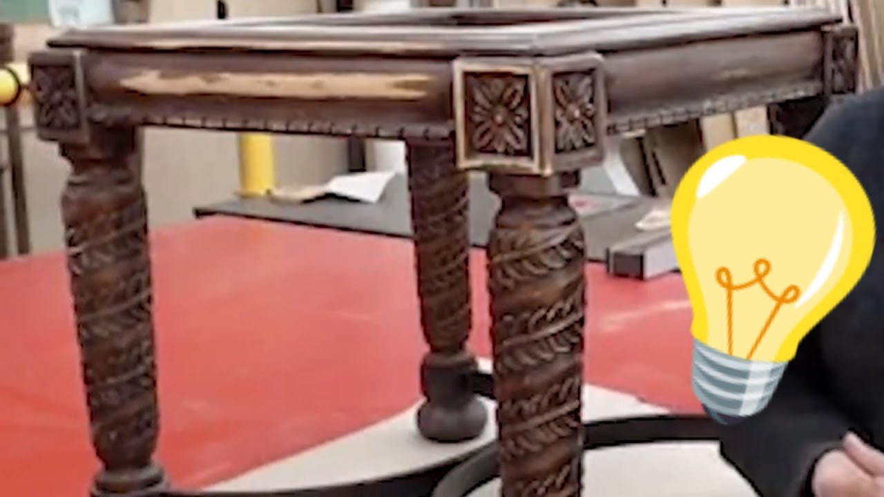 How To Paint Wood Furniture Painting an End table YouTube