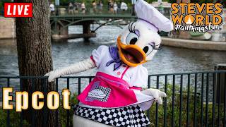 🔴 LIVE: An Evening At Epcot | Walt Disney World Live Stream 8-17-26