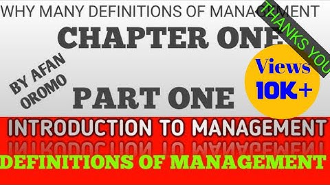 part 1 Introduction to management Unit 1 (p-1) by english